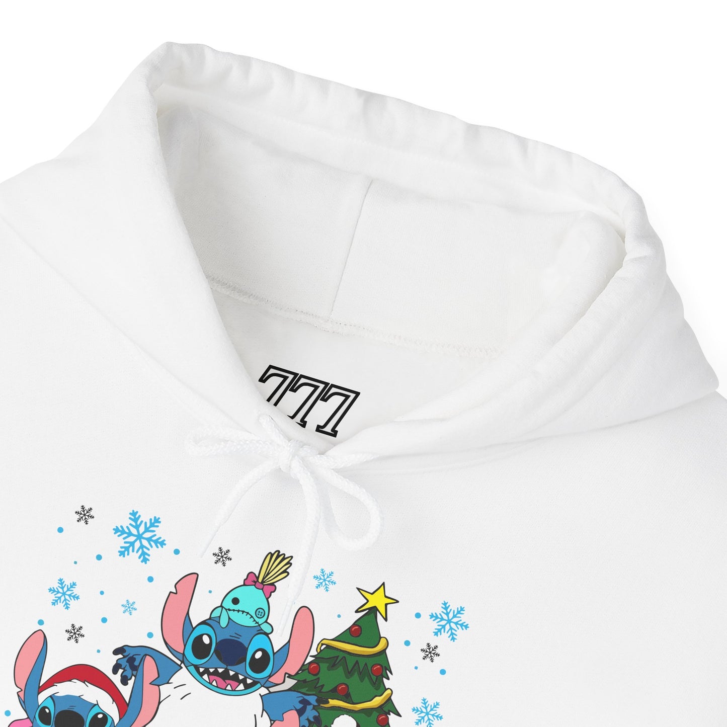 Stitch Christmas Vibes Hoodie – Cute Holiday Trio Unisex Heavy Blend Sweatshirt