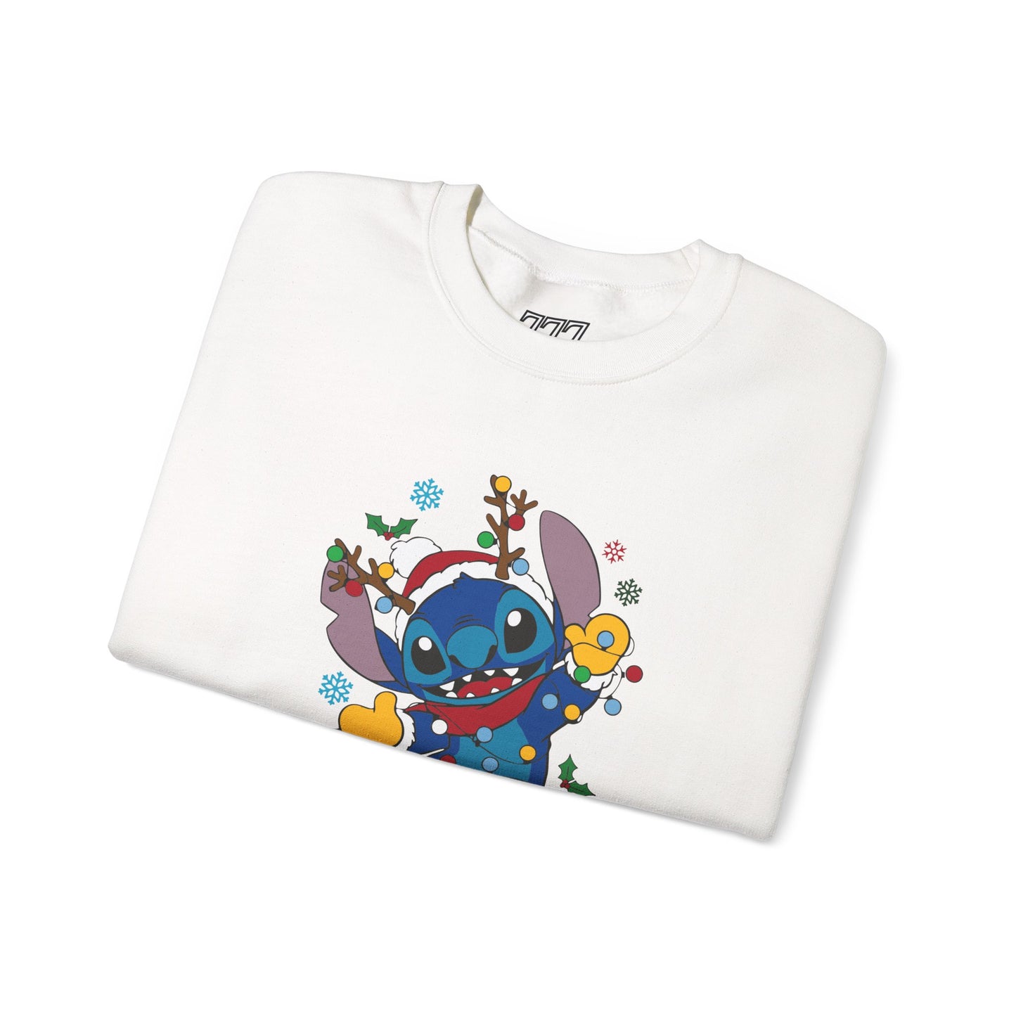 Merry Stitchmas Sweatshirt – Cute Holiday Alien Unisex Heavy Blend Crewneck