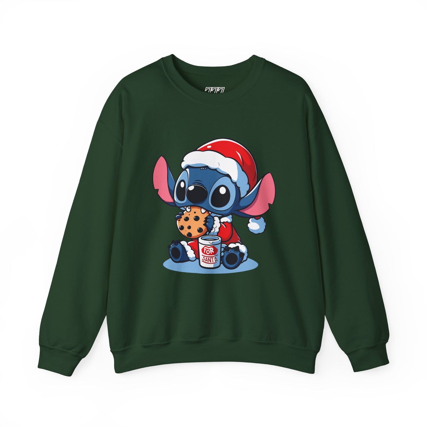 Saint Stitch Christmas Sweatshirt – Cute Holiday Alien Unisex Heavy Blend Crewneck