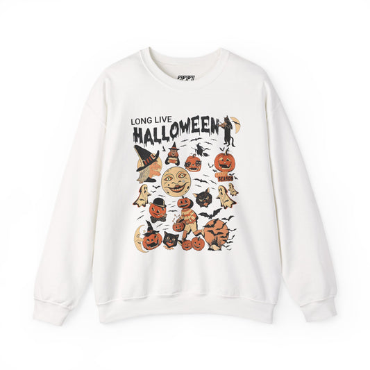 Long Live Halloween Unisex Heavy Blend Crewneck Sweatshirt