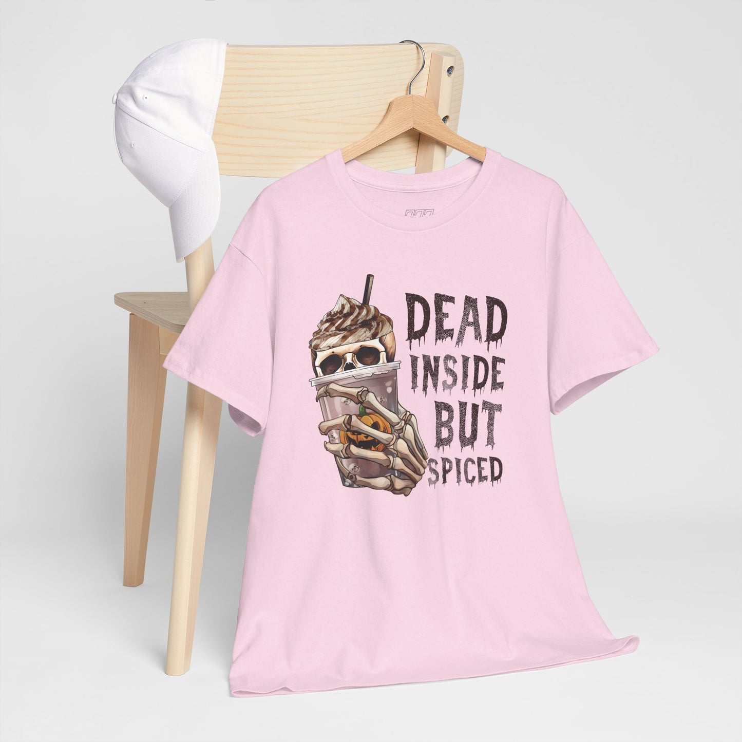 Dead Inside But Spiced Unisex Heavy Cotton T-Shirt