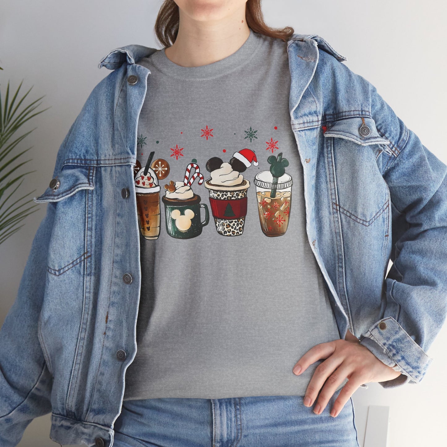 Christmas Coffee Lovers T-Shirt – Cute Holiday Drink Art Tee (Unisex)