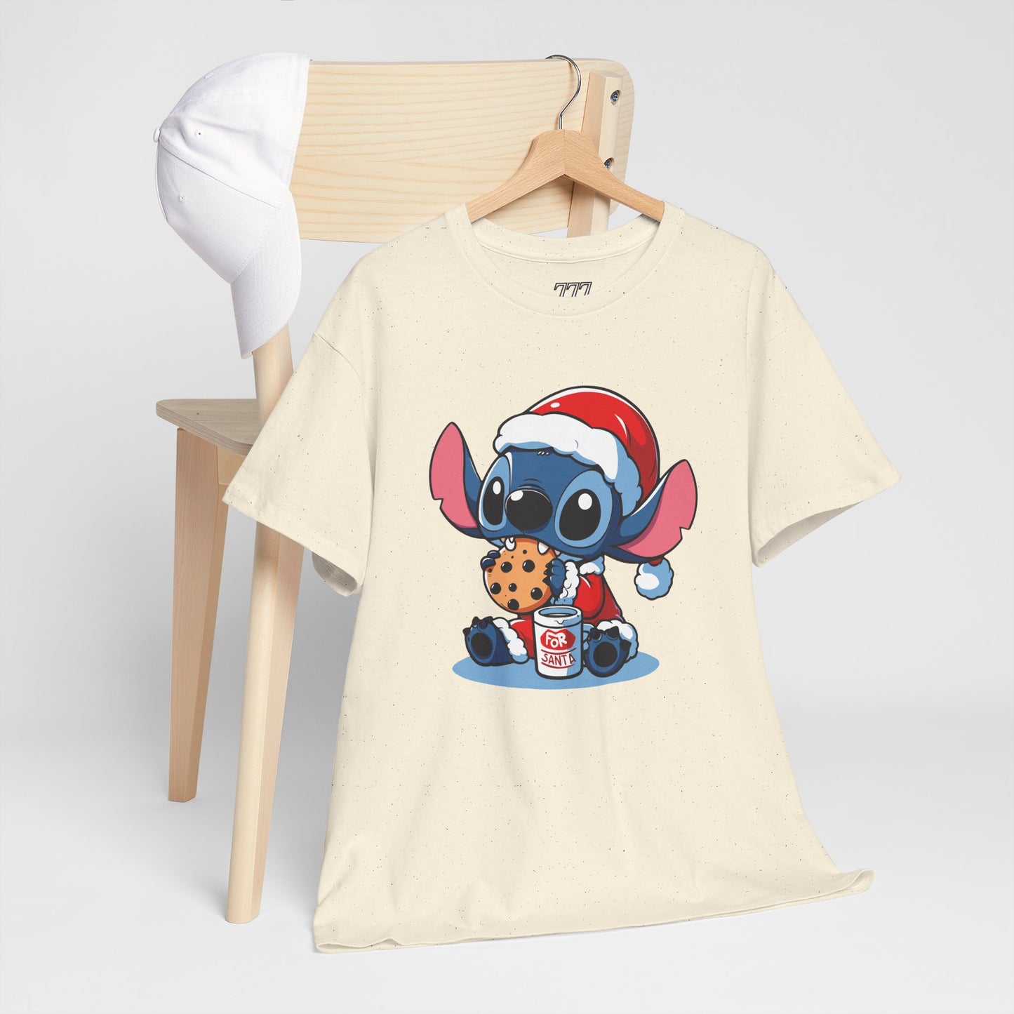 Saint Stitch Christmas T-Shirt – Cute Holiday Alien Unisex Heavy Cotton Tee