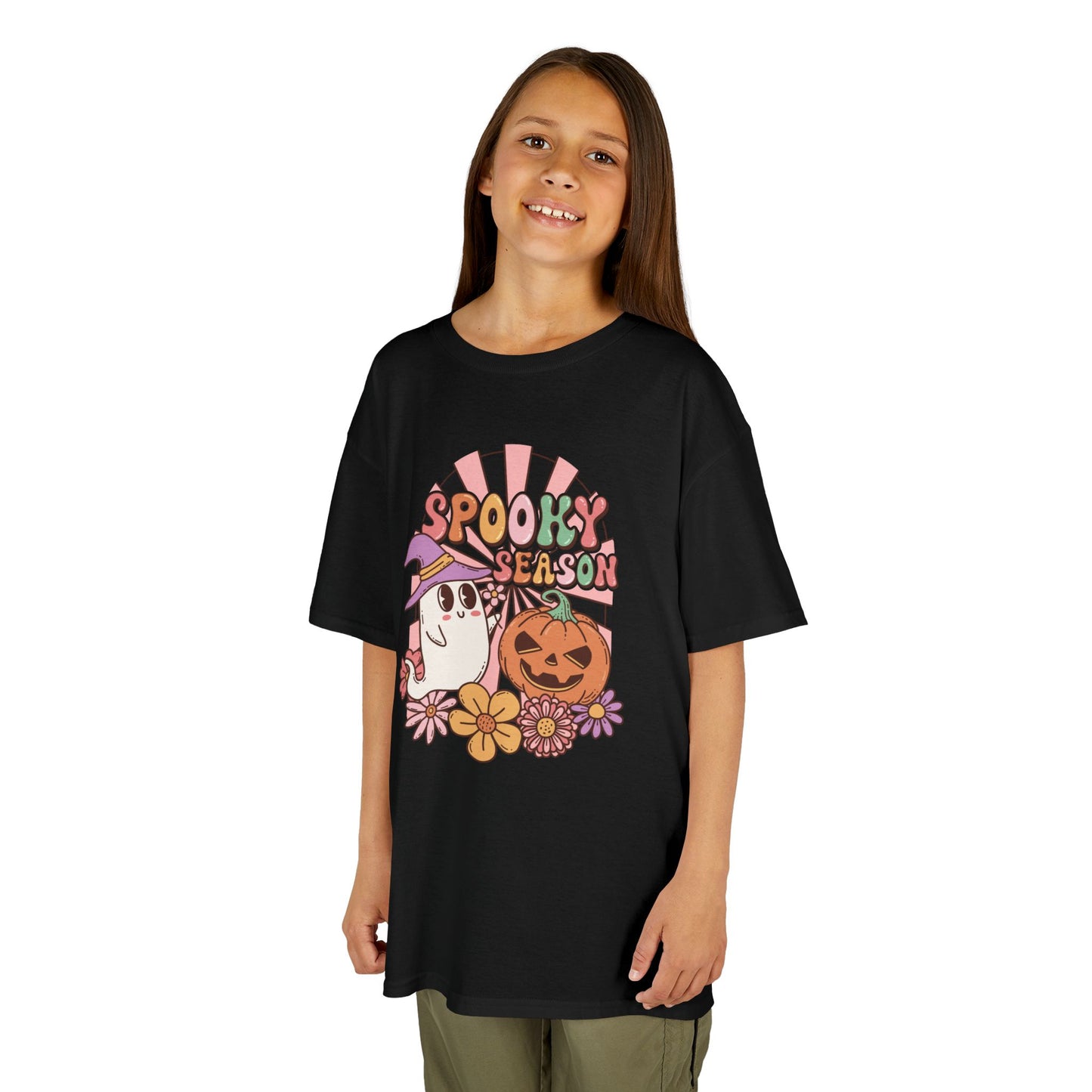 Spooky Season Kids Heavy Cotton T-Shirt