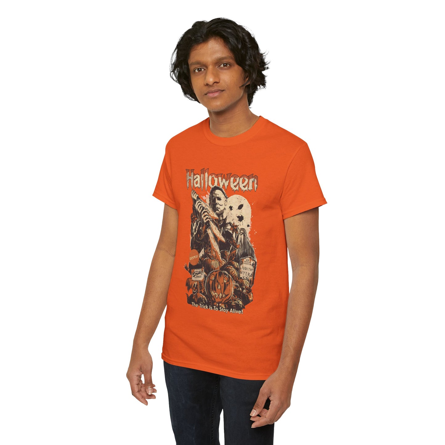 The Trick Is To Stay Alive Unisex Heavy Cotton T-Shirt