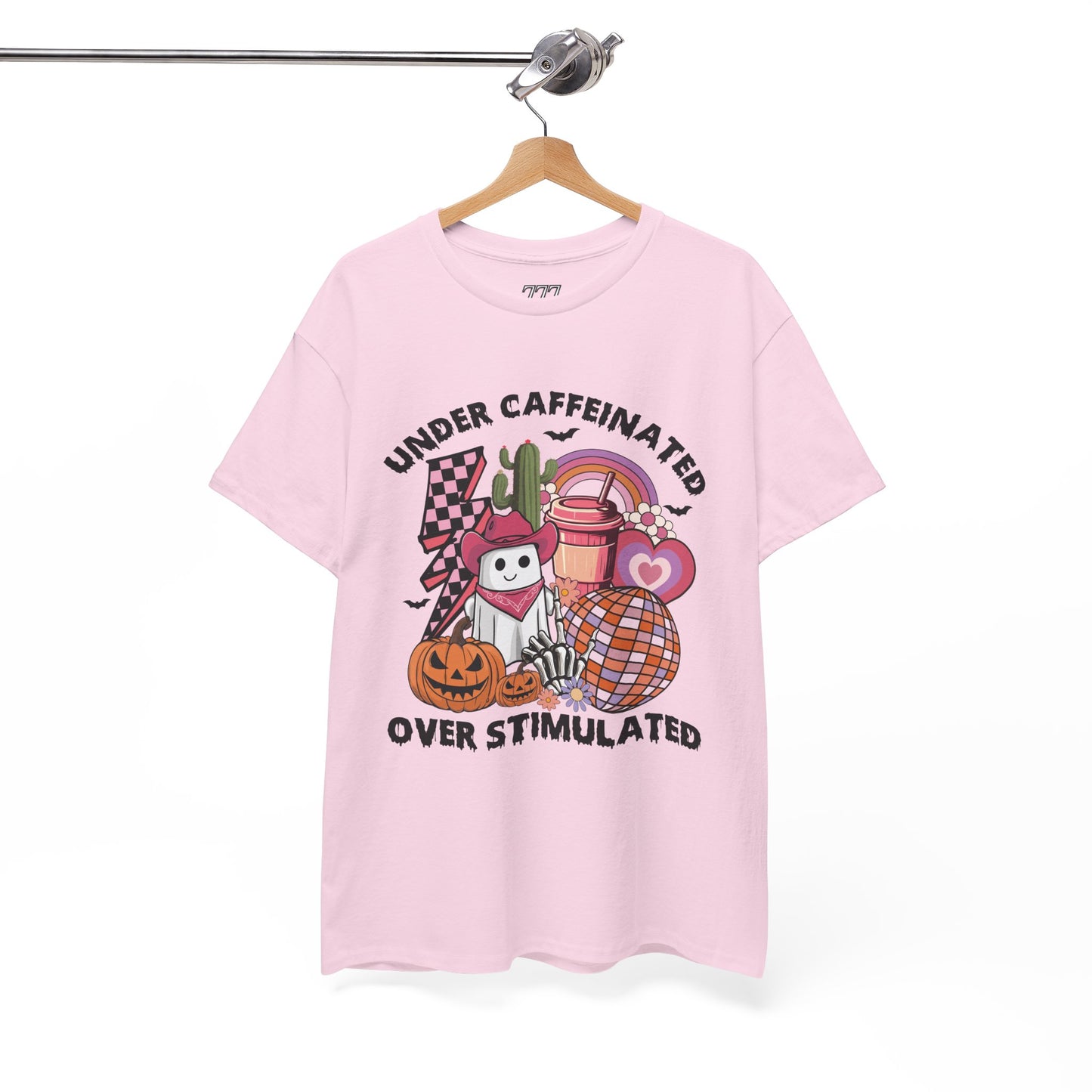 Under Caffeinated Over Stimulated Women's Heavy Cotton T-Shirt