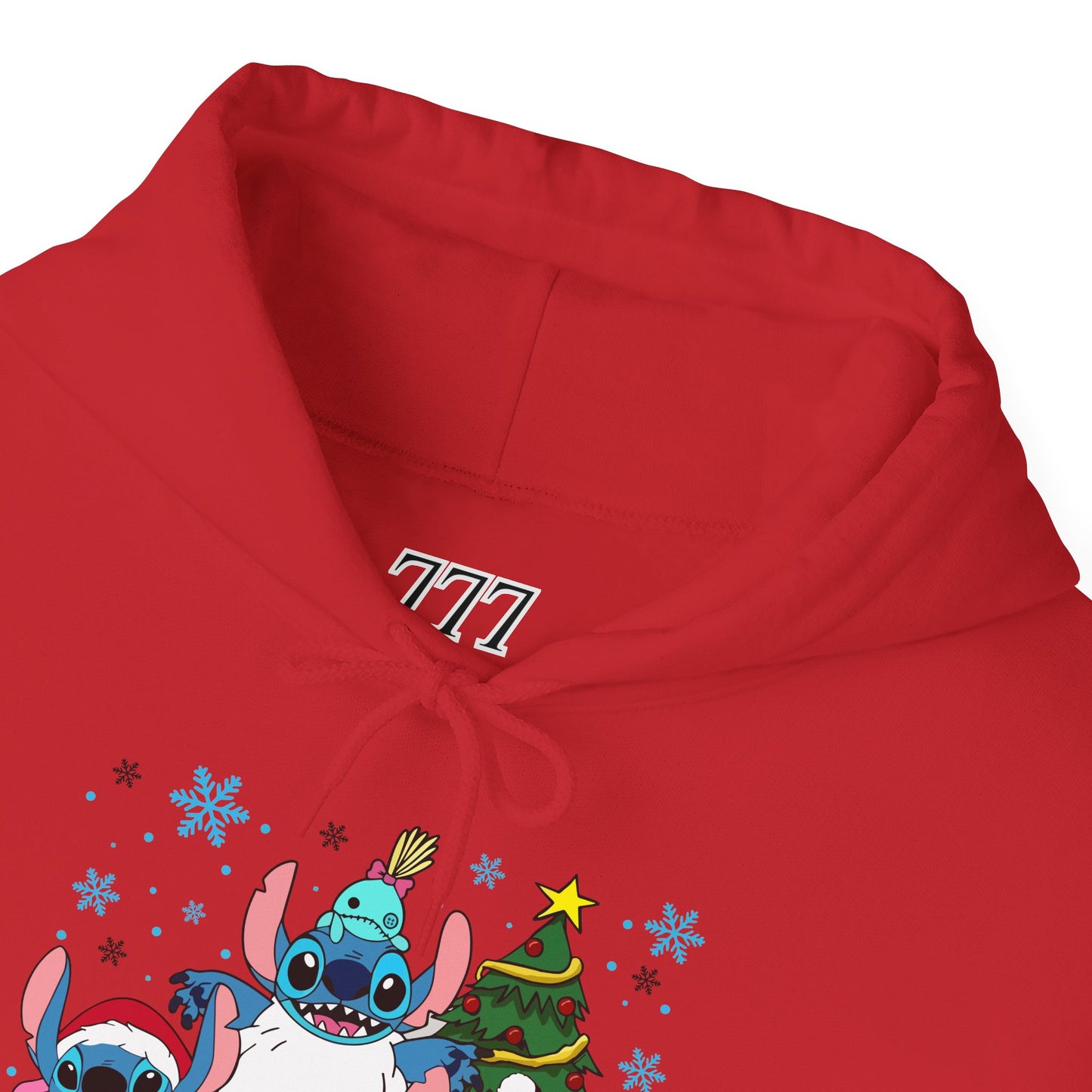 Stitch Christmas Vibes Hoodie – Cute Holiday Trio Unisex Heavy Blend Sweatshirt