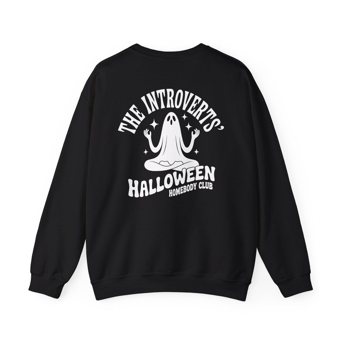The Introvert's Halloween Homebody Club Unisex Heavy Blend Crewneck Sweatshirt