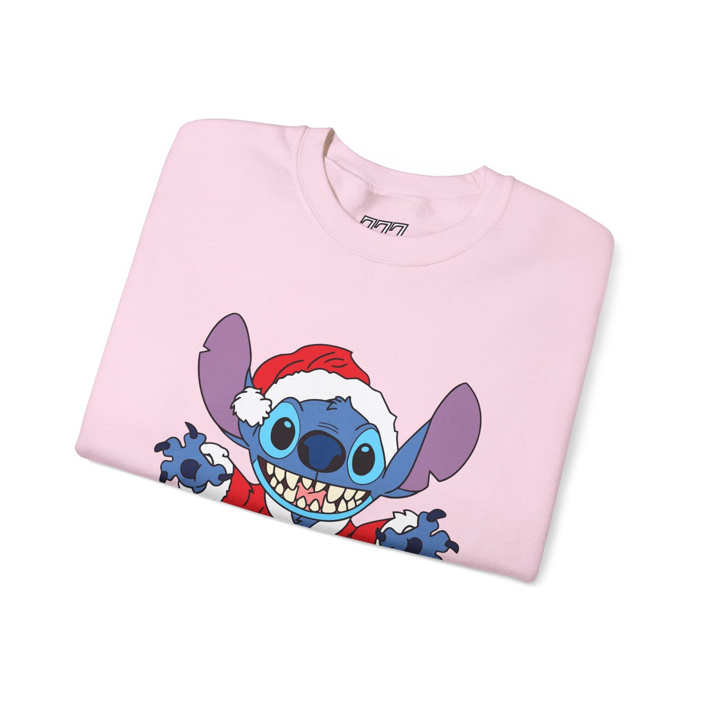 Alien Santa Christmas Crewneck – Cozy Blue Alien Holiday Sweatshirt (Unisex)