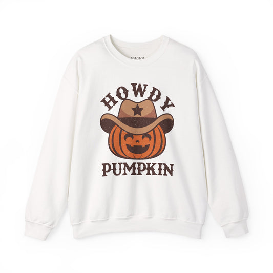 Howdy Pumpkin Unisex Heavy Blend Crewneck Sweatshirt