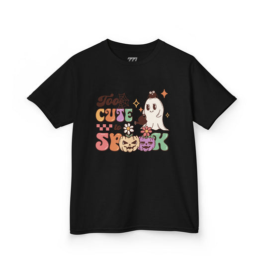 Too Cute To Spook Kids Heavy Cotton T-Shirt