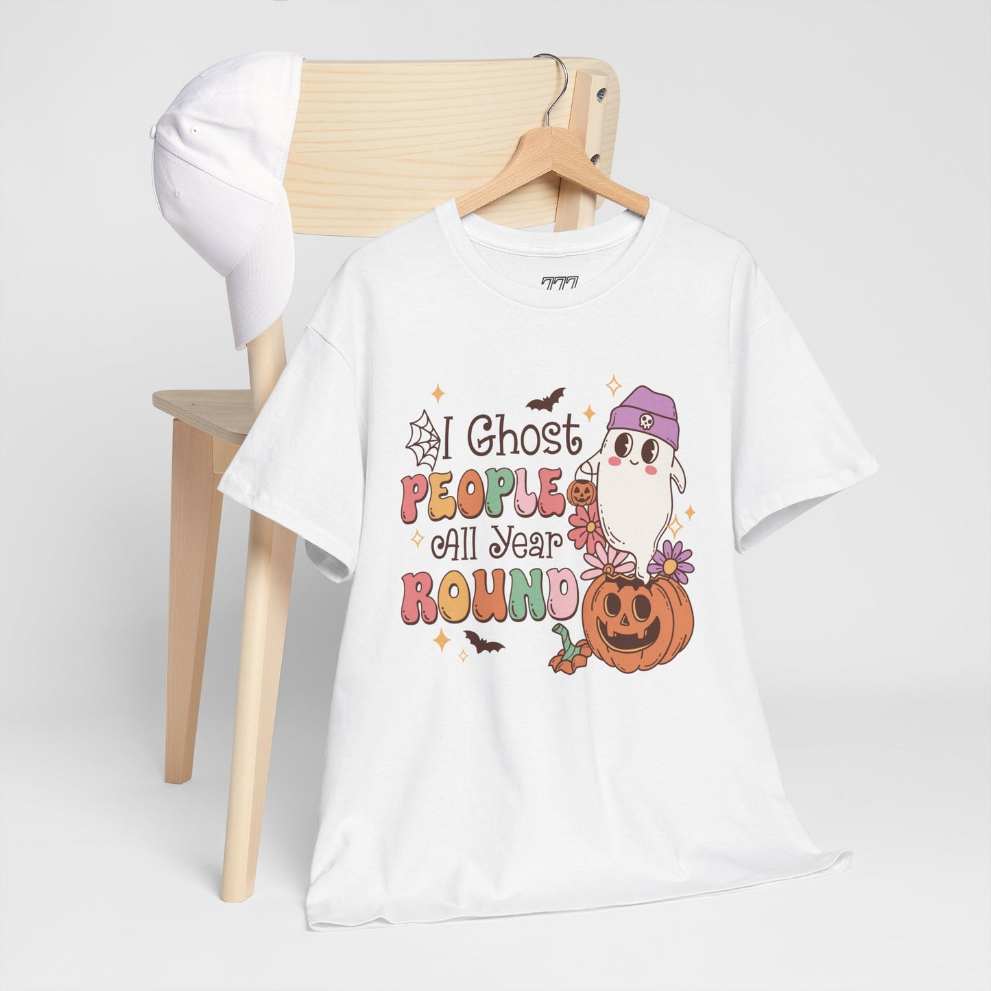 I Ghost People All Year Round Women's Heavy Cotton T-Shirt