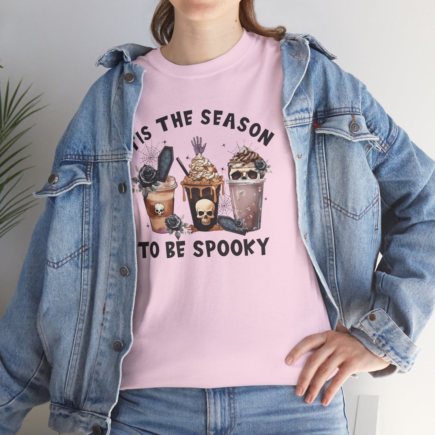 Tis The Season To Be Spooky Unisex Heavy Cotton T-Shirt
