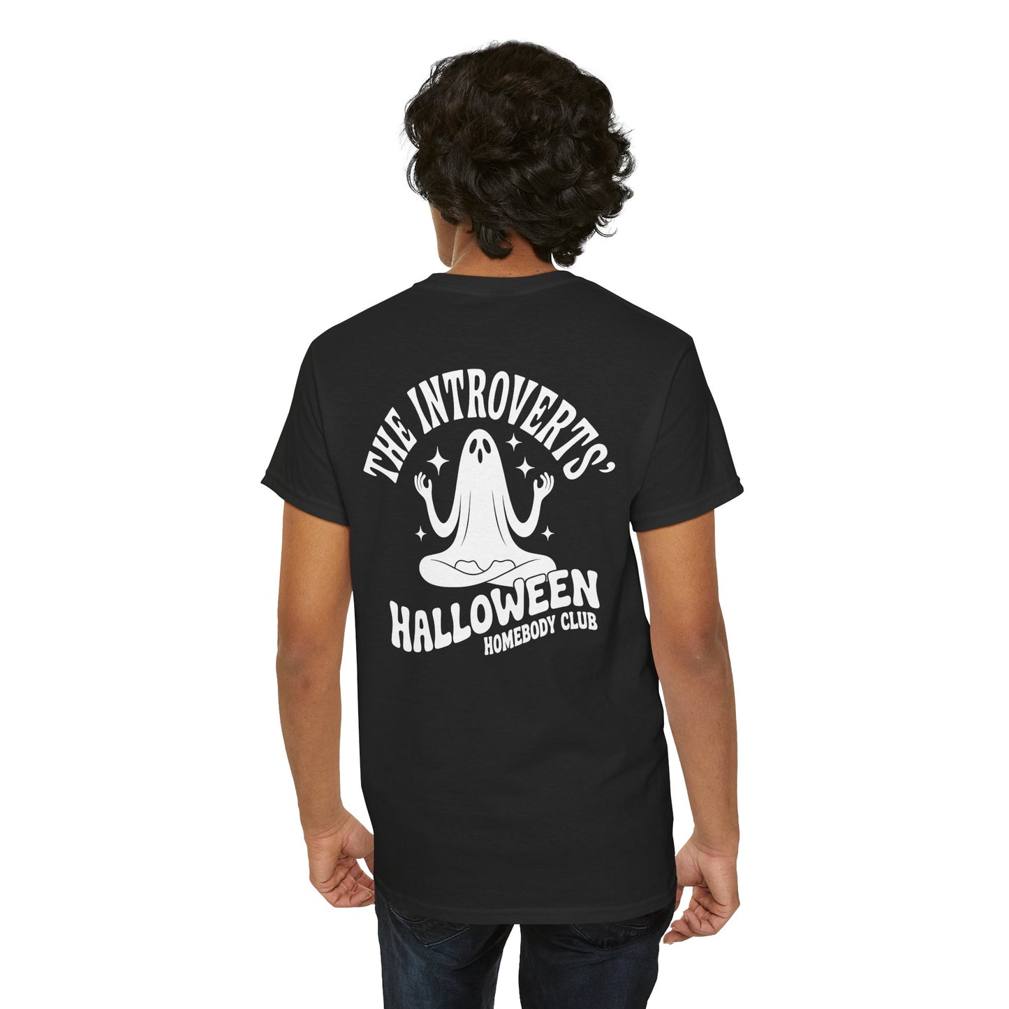 The Introvert’s Halloween Homebody Club Unisex Heavy Cotton T-Shirt