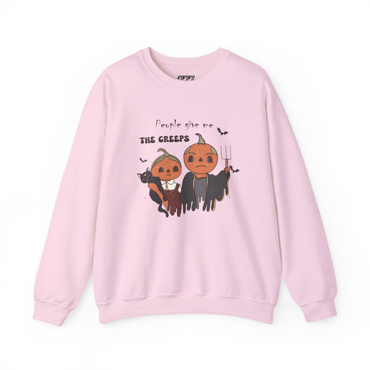 People Give Me The Creeps Unisex Heavy Blend Crewneck Sweatshirt