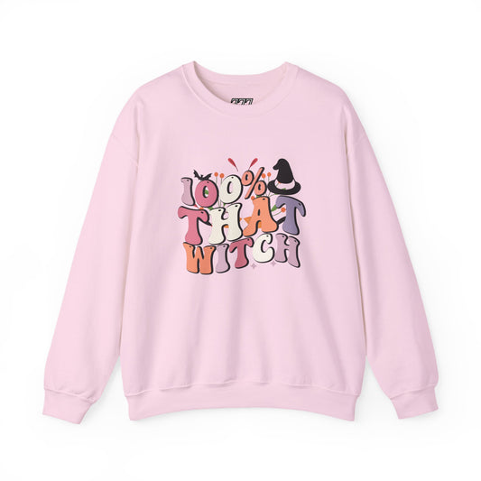 100% That Witch Women's Heavy Blend Crewneck Sweatshirt