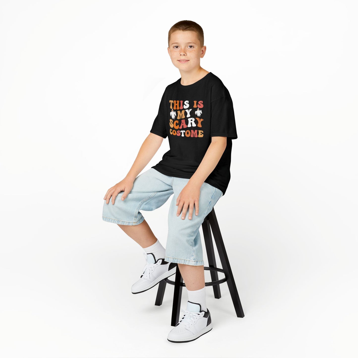 This Is My Scary Costume II Kids Heavy Cotton T-Shirt