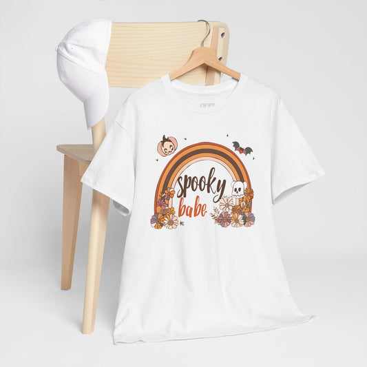 Spooky Babe Women's Heavy Cotton T-Shirt