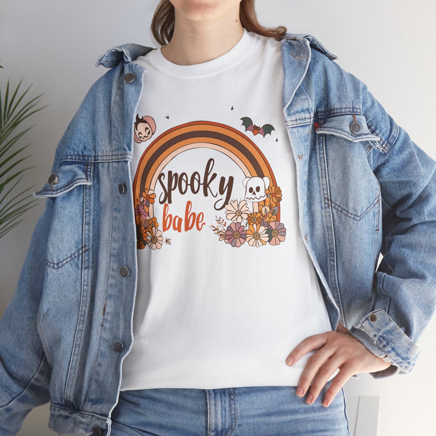 Spooky Babe Women's Heavy Cotton T-Shirt