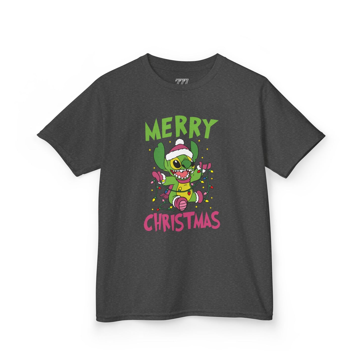 Stinch Merry Christmas Kids T-Shirt – Funny Holiday Alien Heavy Cotton Tee