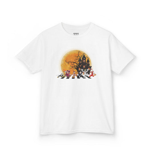 Haunted Crosswalk Kids Heavy Cotton T-Shirt