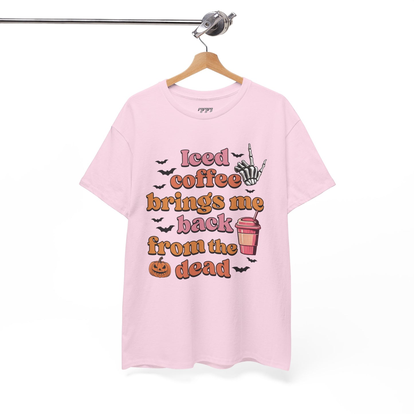 Iced Coffee Brings Me Back From The Dead Women's Heavy Cotton T-Shirt