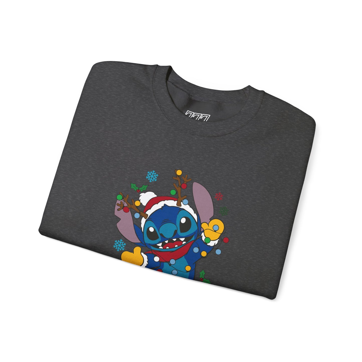 Merry Stitchmas Sweatshirt – Cute Holiday Alien Unisex Heavy Blend Crewneck