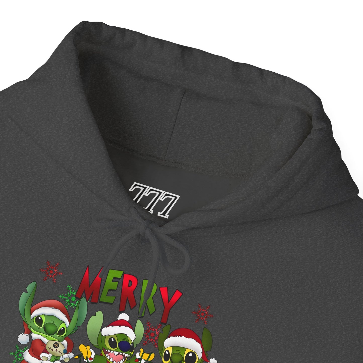 Merry Grinchmas Hoodie – Funny Christmas Unisex Heavy Blend Holiday Sweatshirt