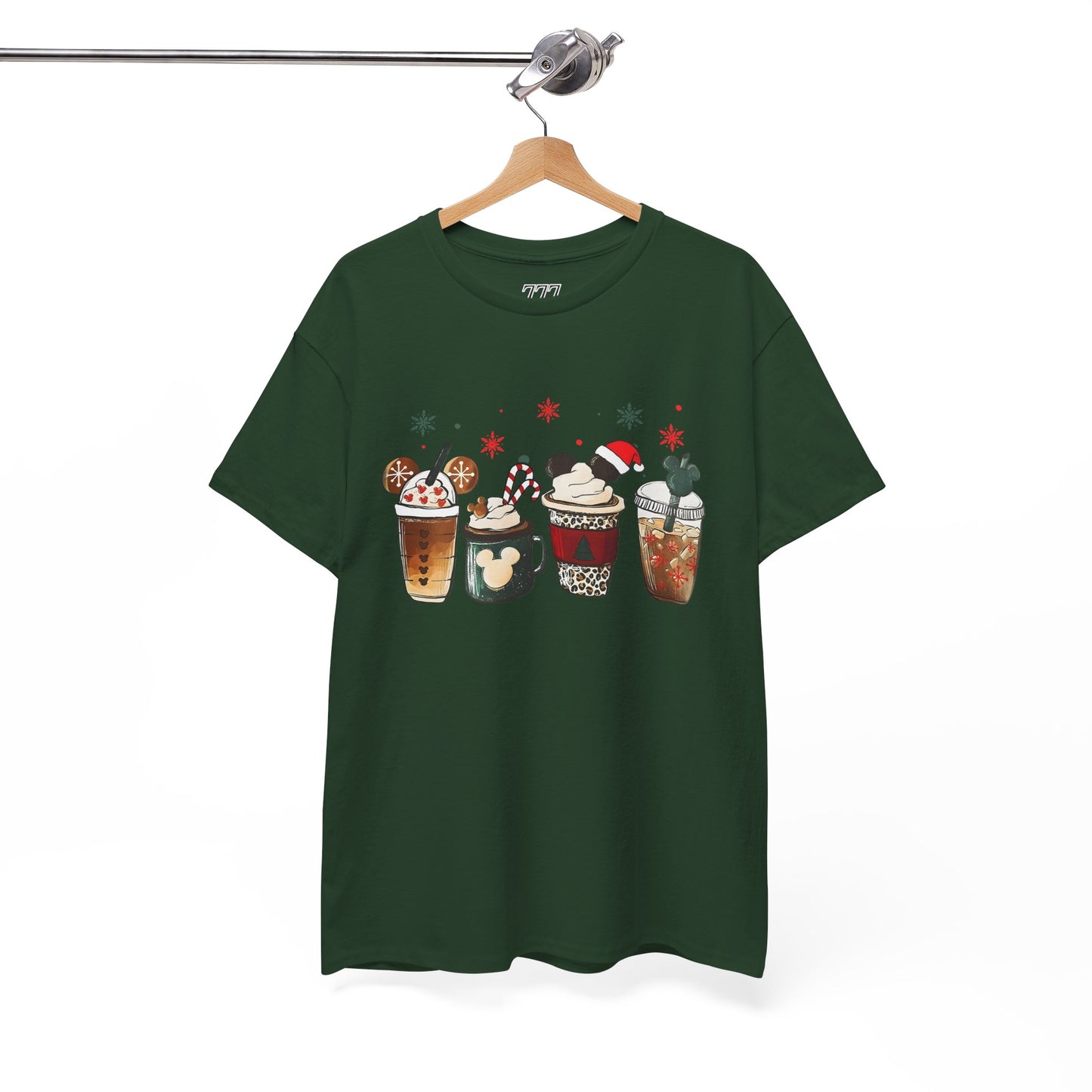 Christmas Coffee Lovers T-Shirt – Cute Holiday Drink Art Tee (Unisex)