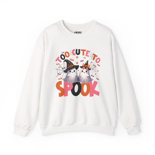 Too Cute To Spook II Women's Heavy Blend Crewneck Sweatshirt
