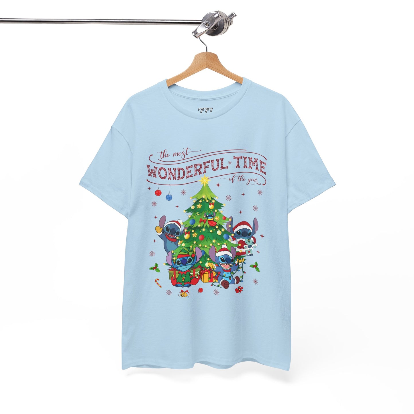 The Most Wonderful Time of the Year Christmas Tee – Cute Holiday Characters Festive Unisex Heavy Cotton T-Shirt