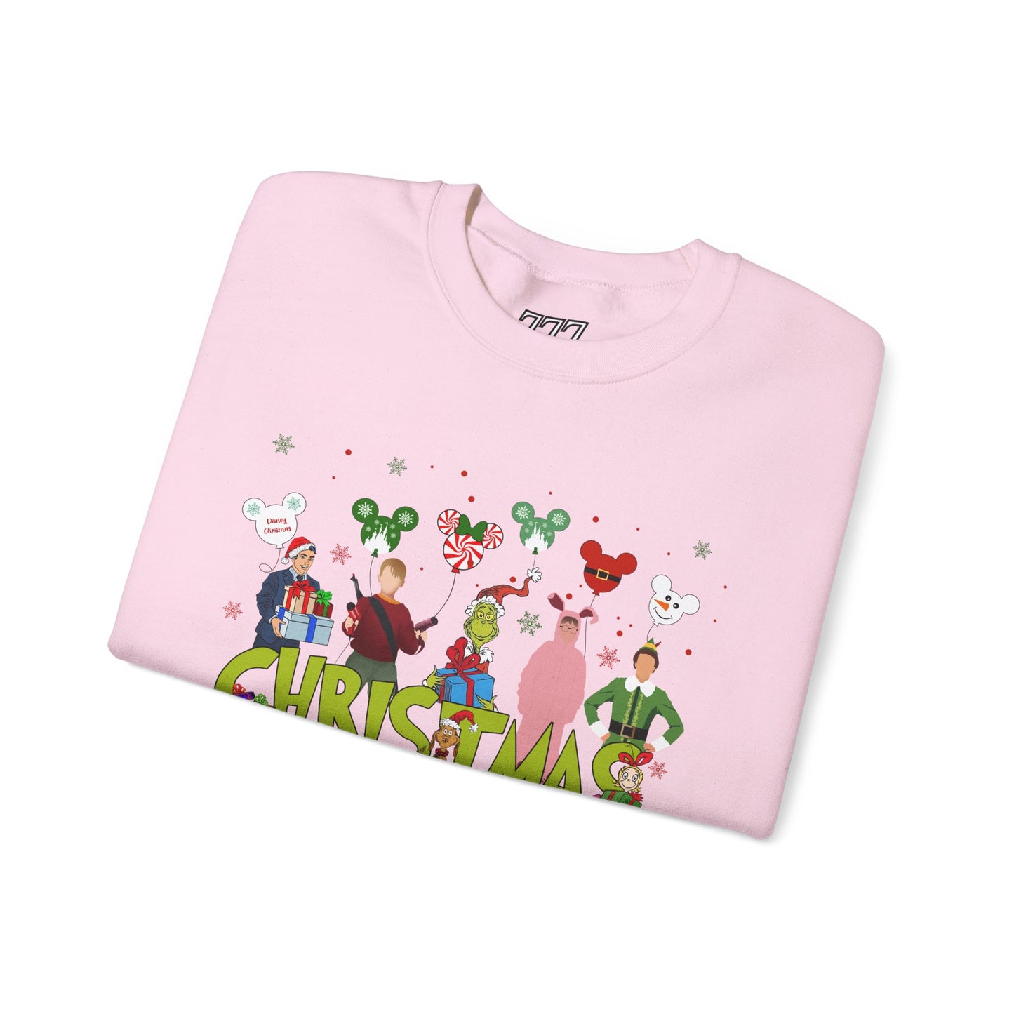 Christmas Character Squad Sweatshirt – Cute Festive Holiday Characters Unisex Heavy Blend Crewneck