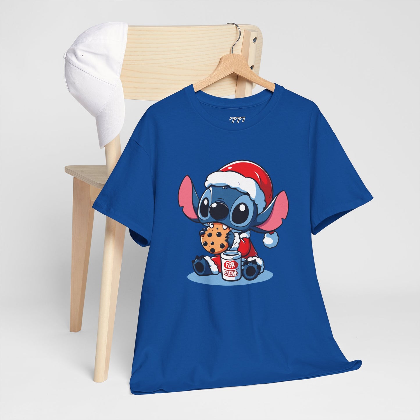 Saint Stitch Christmas T-Shirt – Cute Holiday Alien Unisex Heavy Cotton Tee