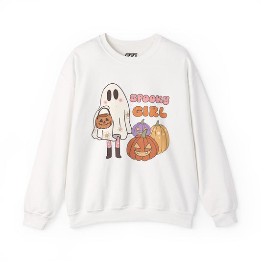Spooky Girl Women's Heavy Blend Crewneck Sweatshirt