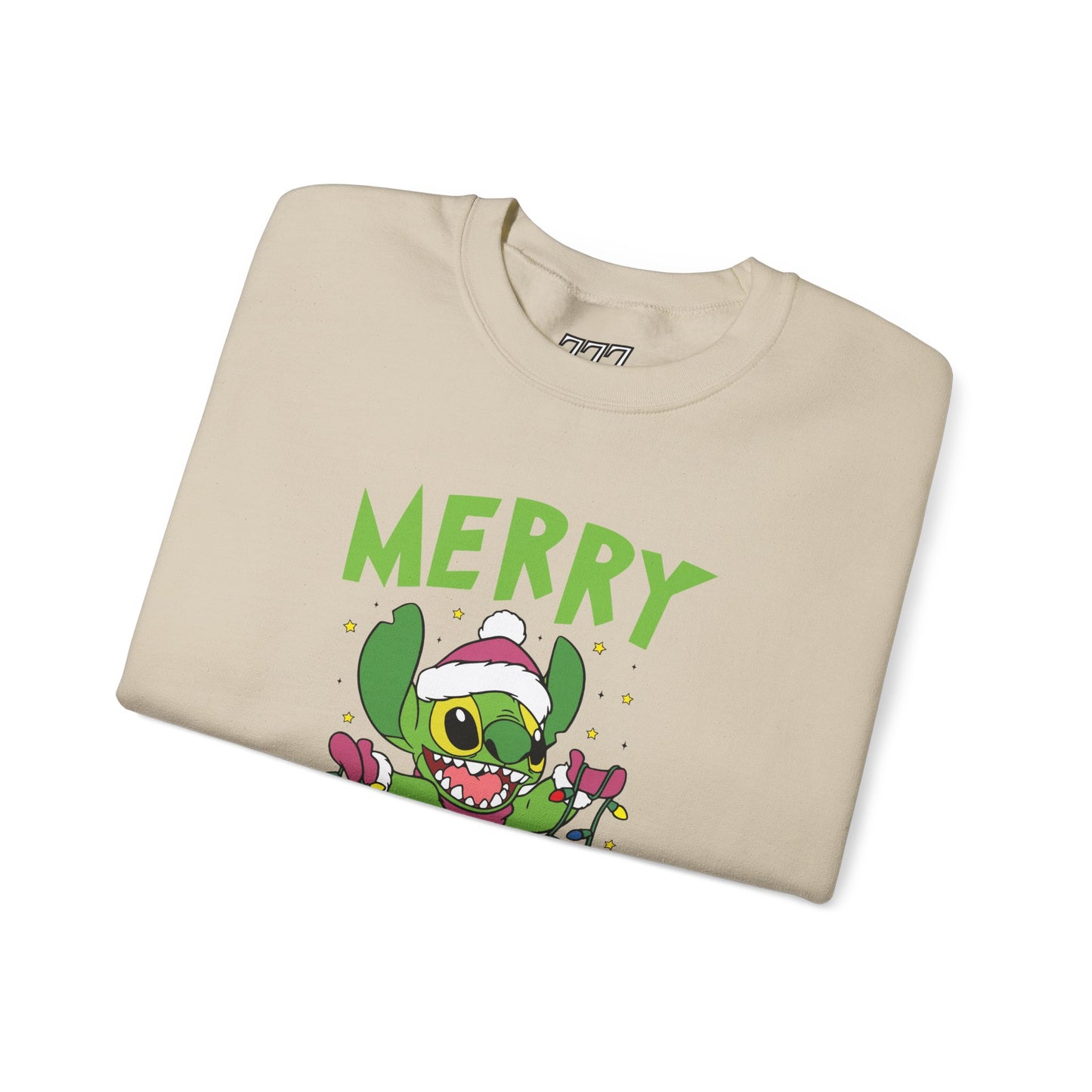 Stinch Merry Christmas Sweatshirt – Funny Holiday Alien Unisex Heavy Blend Crewneck