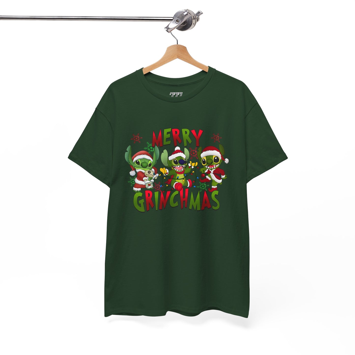 Merry Grinchmas T-Shirt – Funny Christmas Unisex Heavy Cotton Holiday Tee