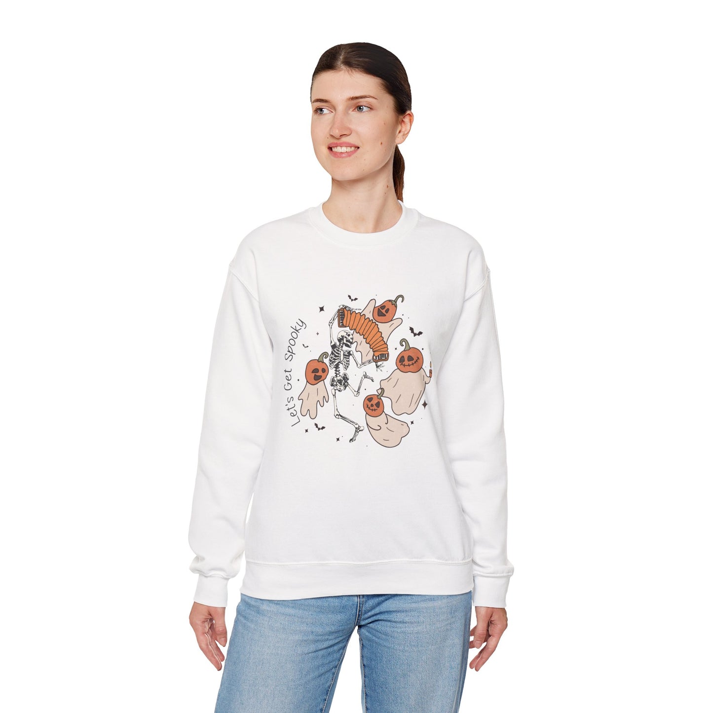Let’s Get Spooky Unisex Heavy Blend Crewneck Sweatshirt