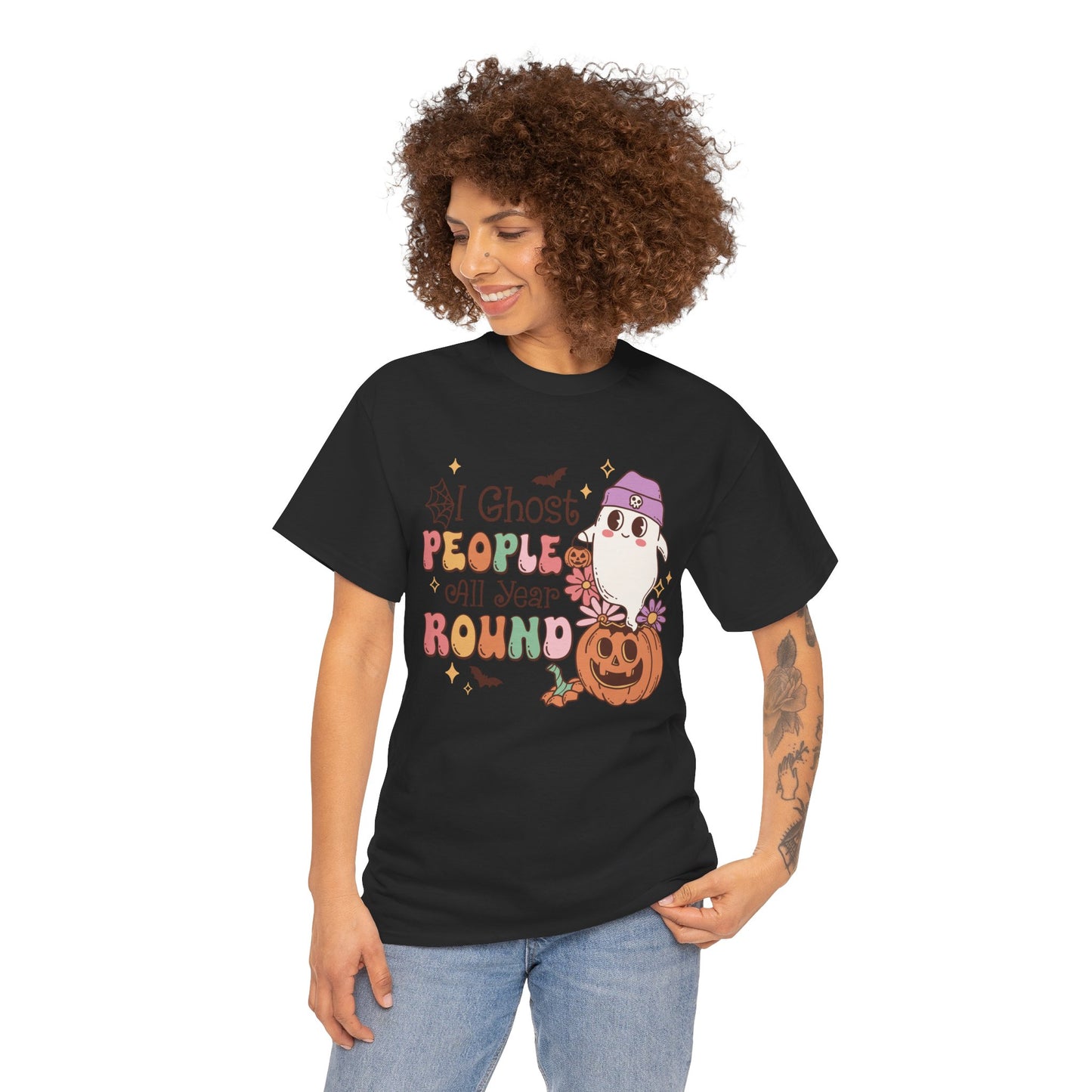 I Ghost People All Year Round Women's Heavy Cotton T-Shirt