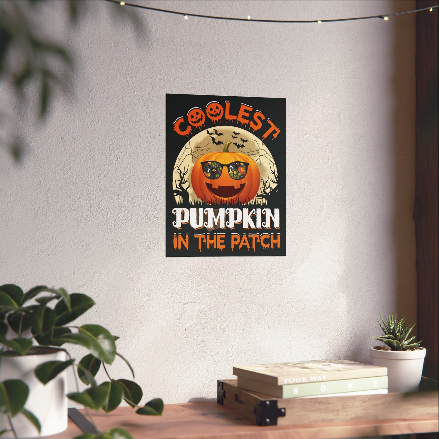 Coolest Pumpkin In The Patch Halloween Poster