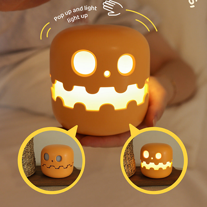 Eerie Pumpkin Lamp