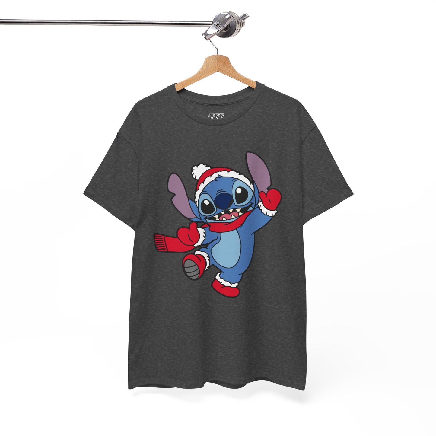 Festive Alien Christmas T-Shirt – Cute Blue Alien Holiday Graphic Tee (Unisex)