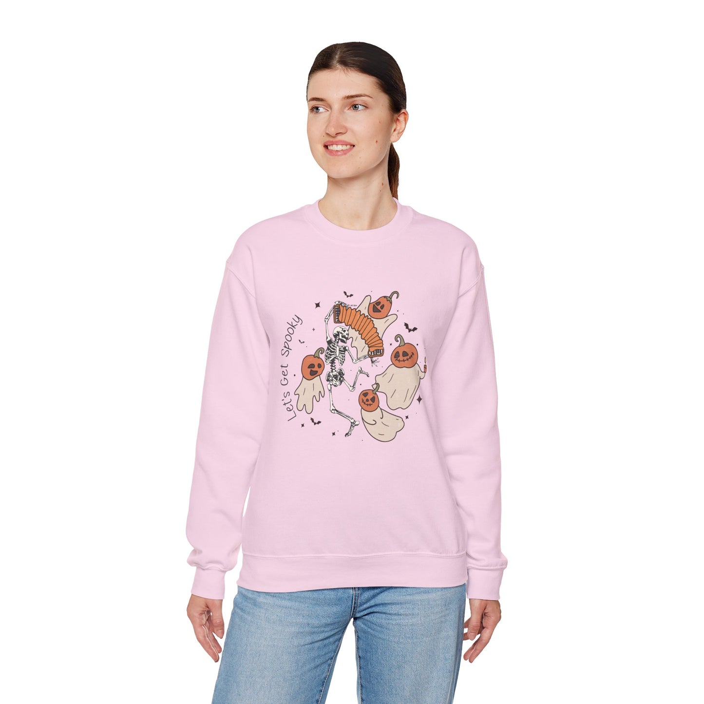 Let’s Get Spooky Unisex Heavy Blend Crewneck Sweatshirt