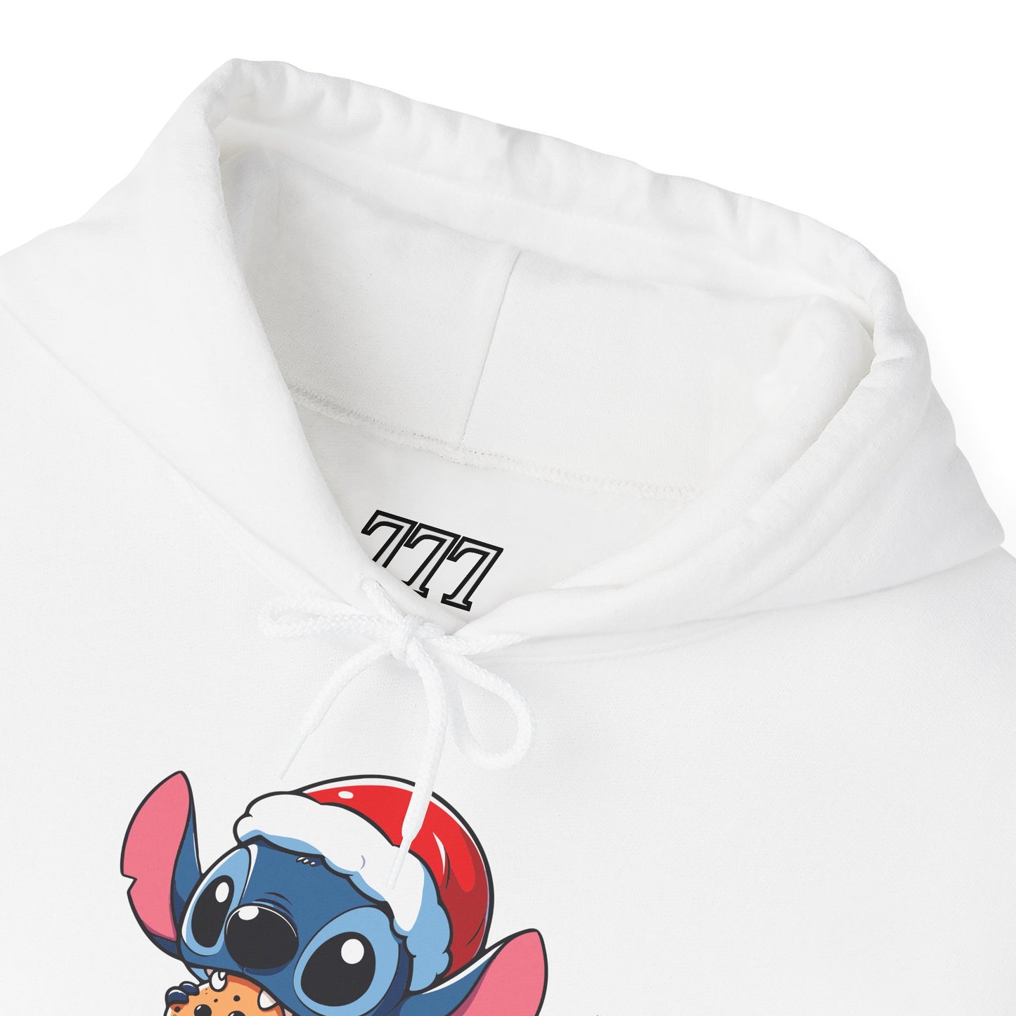 Saint Stitch Christmas Hoodie – Cute Holiday Alien Unisex Heavy Blend Sweatshirt