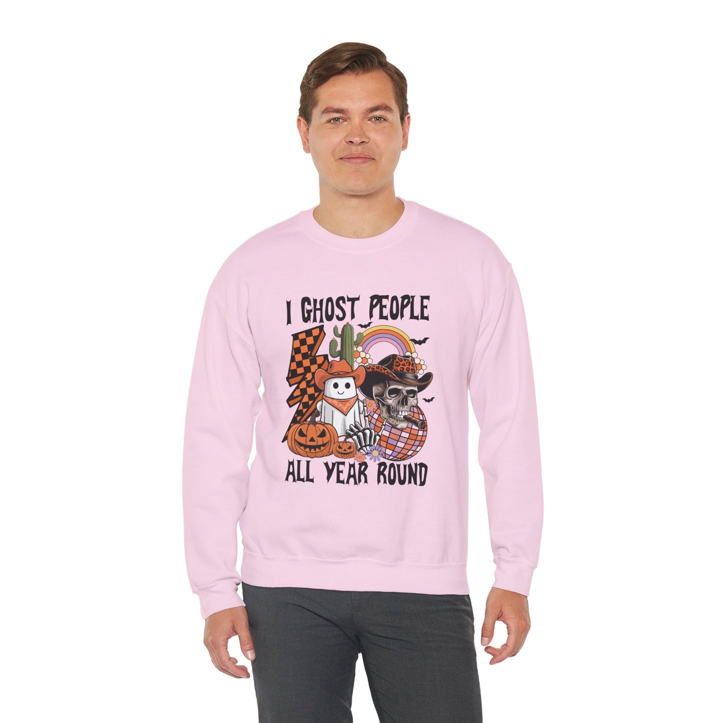 I Ghost People All Year Round Unisex Heavy Blend Crewneck Sweatshirt