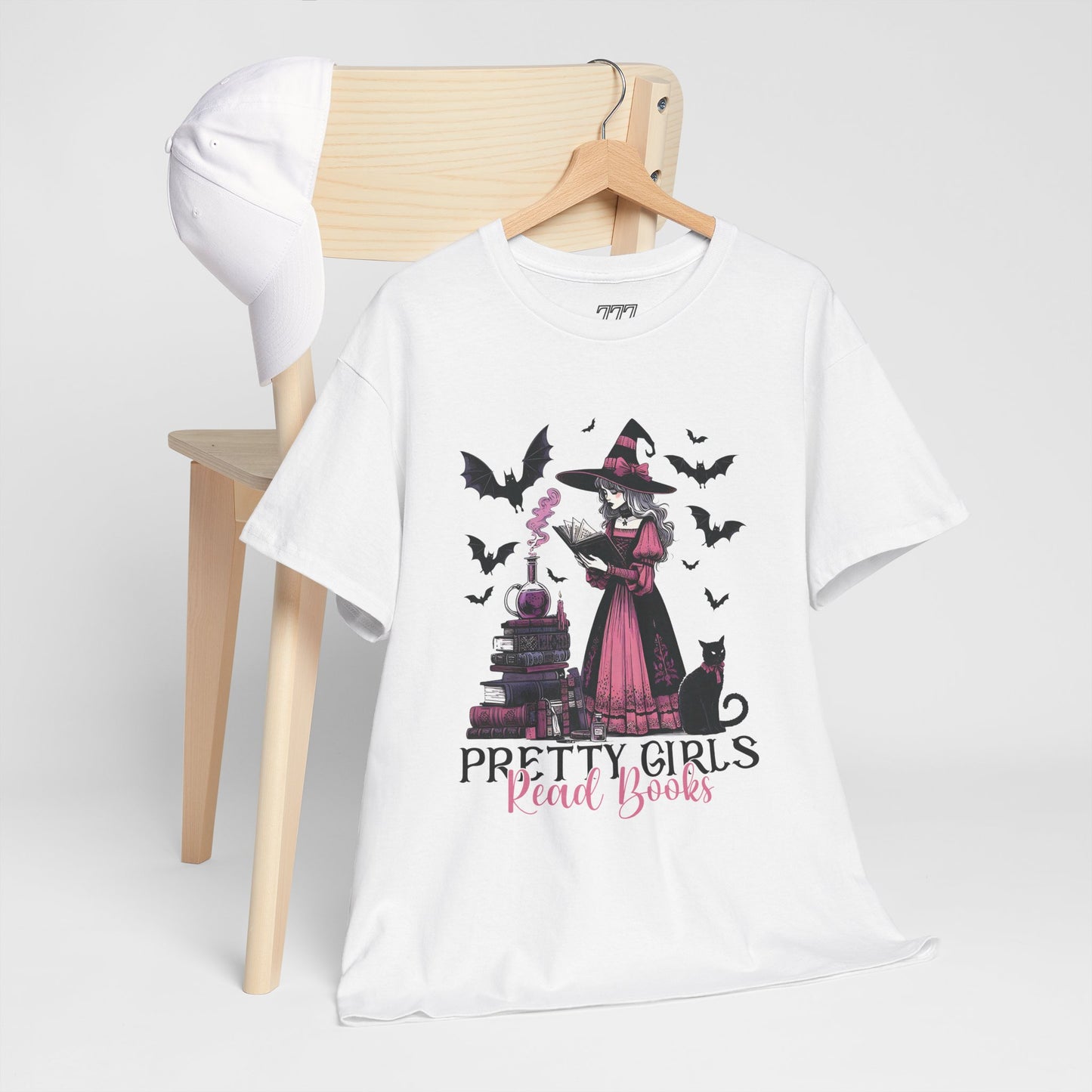 Pretty Girls Read Books Women's Heavy Cotton T-Shirt