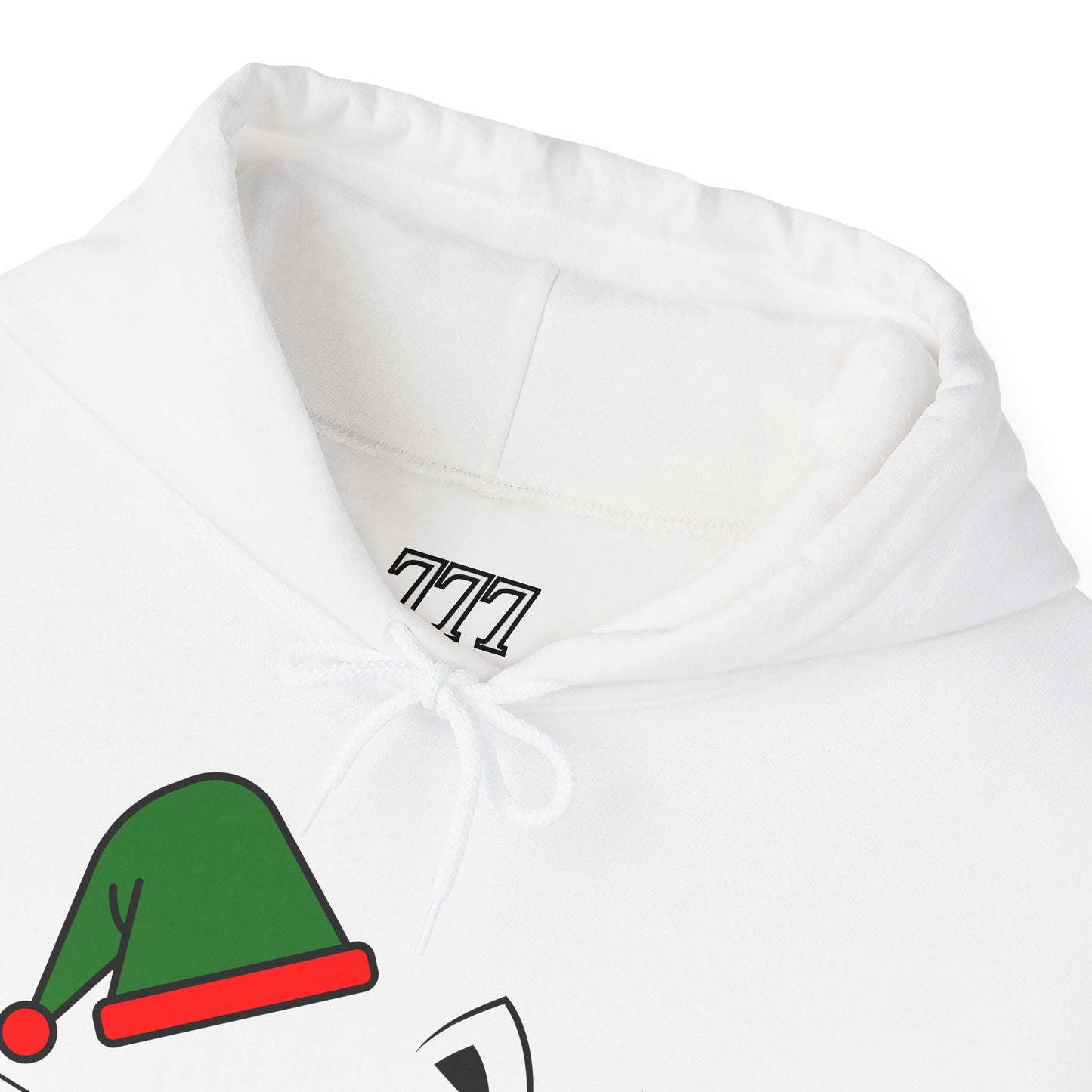 Elf Cat Christmas Hoodie – Cute Kawaii Cat Holiday Hooded Sweatshirt (Unisex)