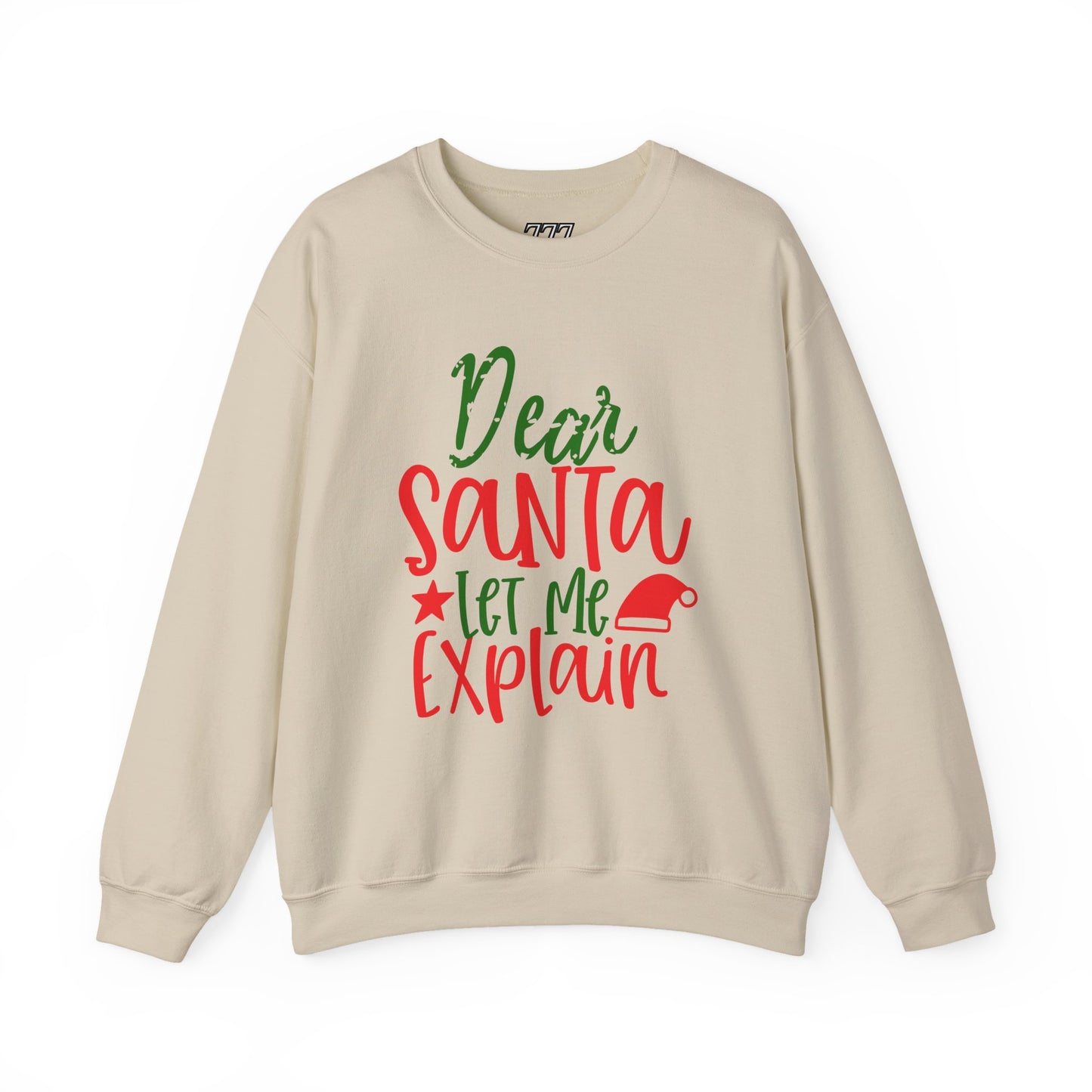 Dear Santa Let Me Explain Sweatshirt – Funny Christmas Unisex Heavy Blend Crewneck