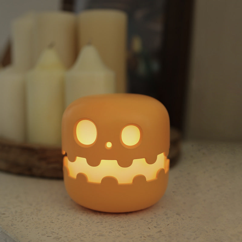 Eerie Pumpkin Lamp