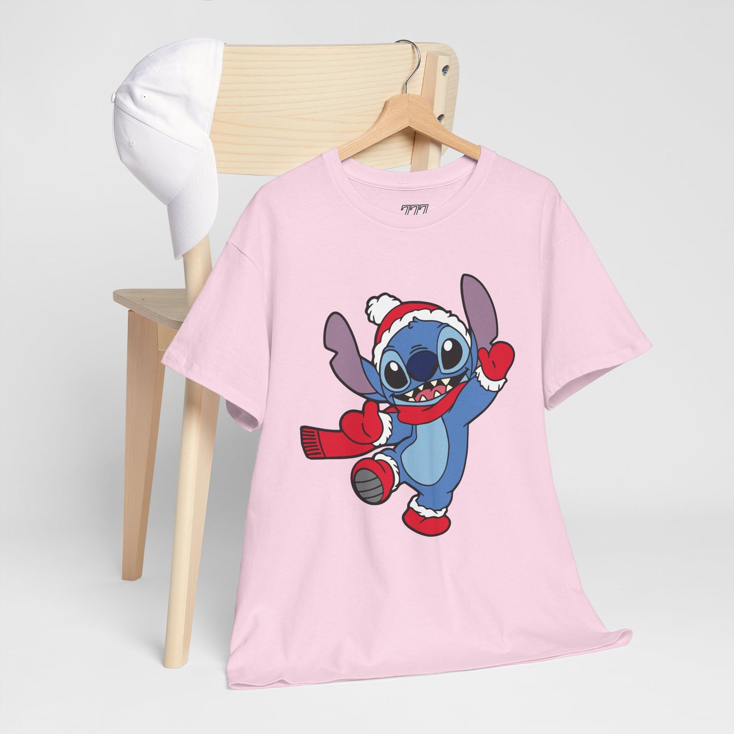 Festive Alien Christmas T-Shirt – Cute Blue Alien Holiday Graphic Tee (Unisex)