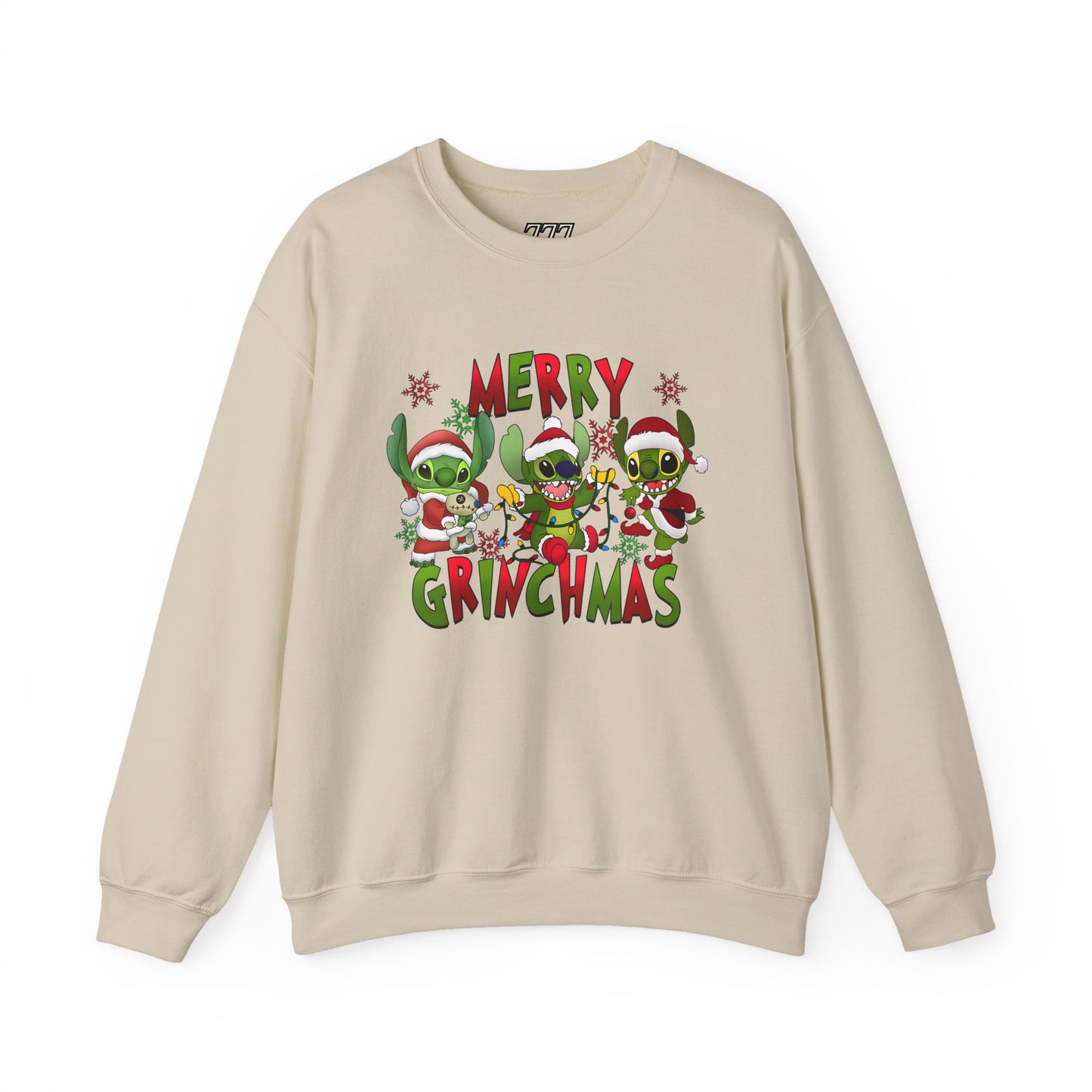 Merry Grinchmas Sweatshirt – Funny Christmas Unisex Heavy Blend Holiday Crewneck